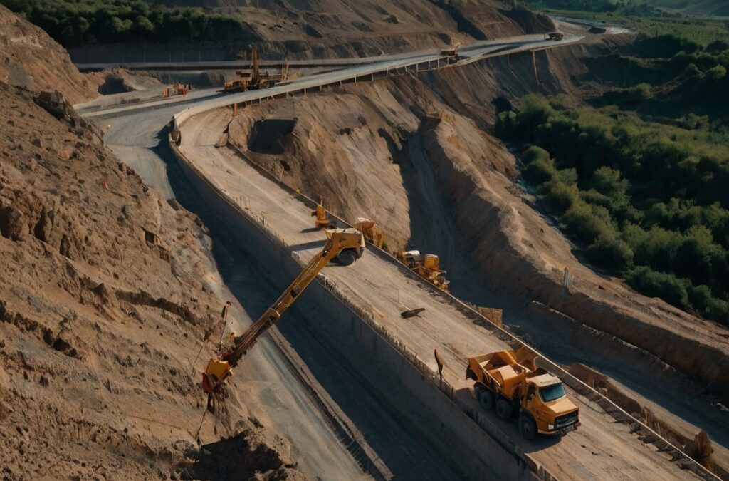Le Basalte dans la Construction de Routes